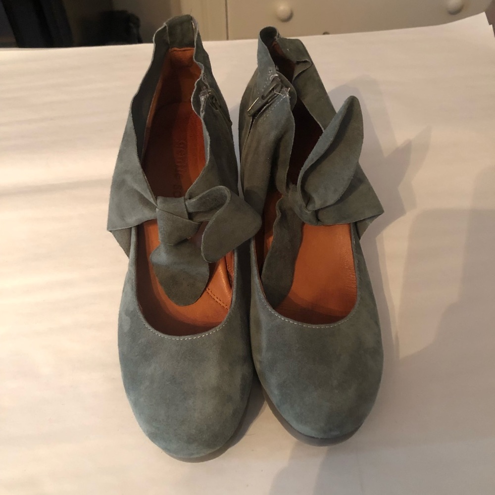Suede Wedges